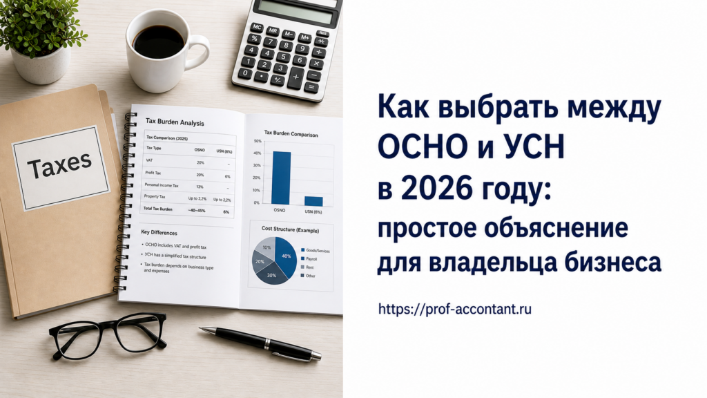 Как выбрать между ОСНО и УСН в 2026 году