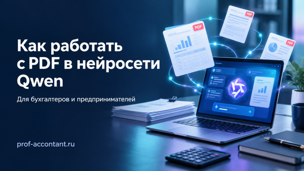 Как работать с PDF в нейросети Qwen инструкция для бухгалтеров и предпринимателей